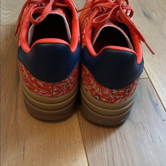 Adidas Orange an Navy Patterned Sneakers - Picture 5 of 10